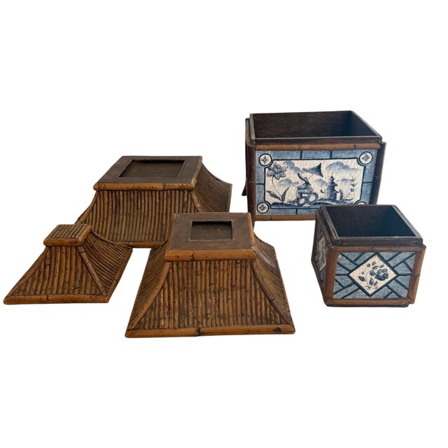 Bob Christian Signed Pagoda Chinoiserie Box For Sale - Image 4 of 11