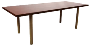 Coffee Table in Teak and Oak by Hans J. Wegner for Andreas Tuck, 1960s