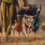 2010s The Goddess Animalia by Dave Seeley | Oil on print Woman with animals in a natural setting For Sale - Image 5 of 5