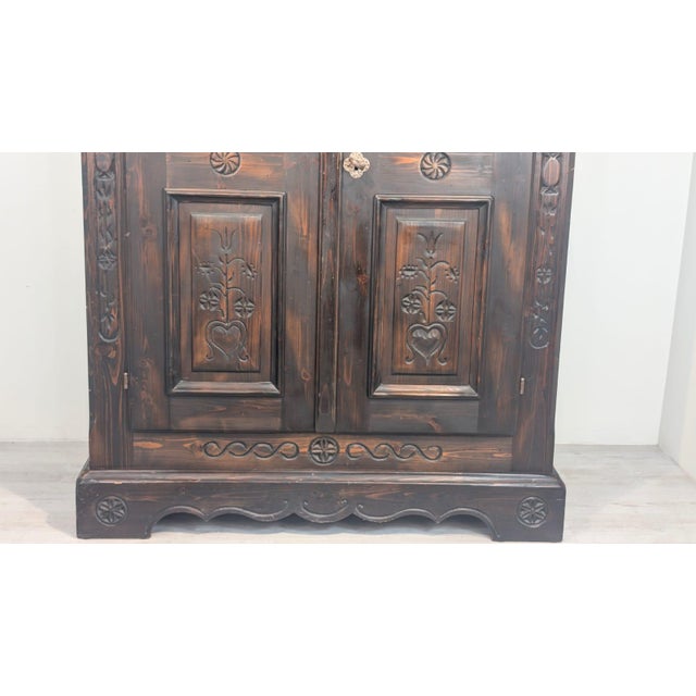 Rustic Wood Wardrobe from Voglaner, 1968 For Sale - Image 11 of 18