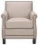 Overstuffed Club Chair, Brass nailheads, Taupe & Java For Sale In Philadelphia - Image 6 of 6