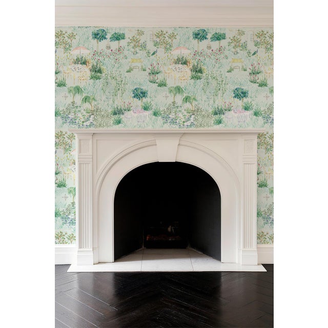 Our watercolor Garden Toile Wallpaper is a love letter to secret gardens and the ritual of a really good Mahjong game. At...