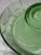 Vintage Green Uranium Glass Console Bowl For Sale - Image 4 of 6