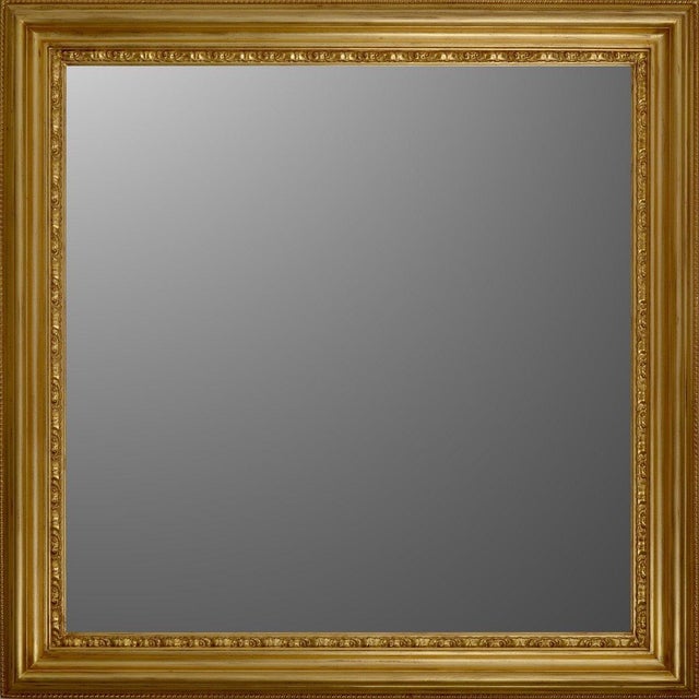 1990s Vintage Gold Leaf Gilded Wall Mirror inspired by Salvator Rosa, Italy, 1990s For Sale - Image 5 of 5
