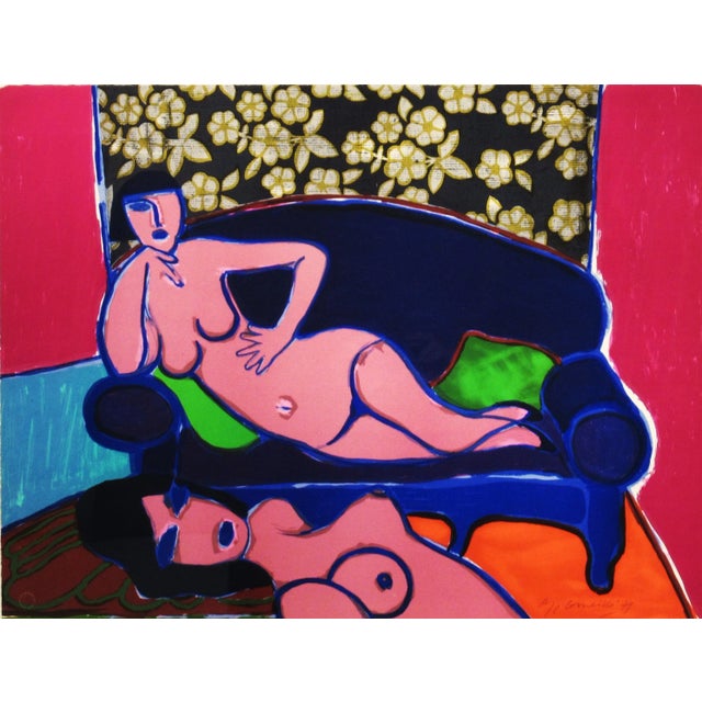 Modern Guillaume Cornelis van Beverloo (Corneille), Deux Femmes Nues (Two Nude Women), 1979 For Sale - Image 3 of 11