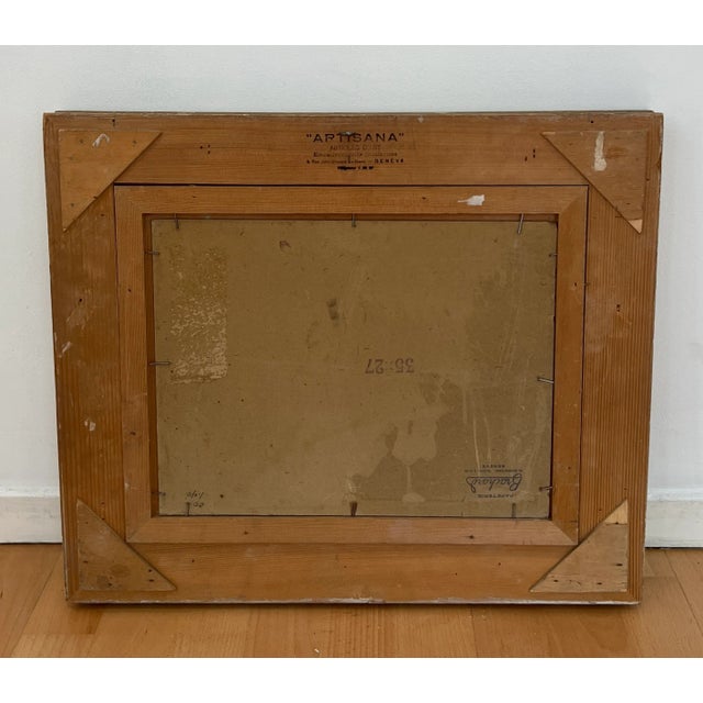 Fernand Blondin, Nature morte à la pomme, Oil on Canvas, Framed For Sale - Image 9 of 10