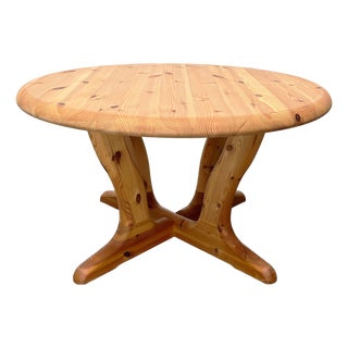 Vintage Danish Pine Coffee Table from Burchardt Nielsen, 1970s For Sale