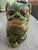 This fabulous pair of petite green glazed bisque porcelain foo dogs is perfect for a bookshelf or tabletop. Measuring 4.5"...