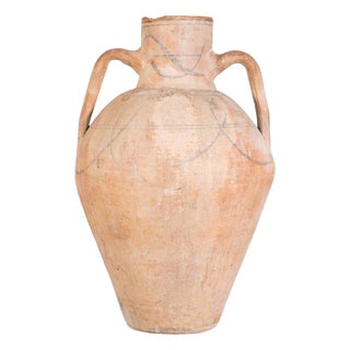 19th Century Rustic Spanish Terracotta Amphora For Sale