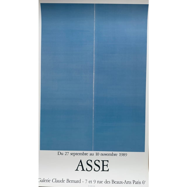 Geneviève Asse (1923–2021), 1989, Exhibition Poster, Printed in France. For Sale - Image 4 of 10