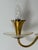 Metal Crystal and Brass Wall Sconce with Glass by Lightolier, 1950s For Sale - Image 7 of 18
