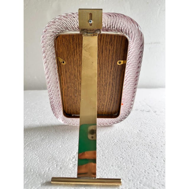 Contemporary Ametista Torchon Murano Glass Picture Frame by Simoeng For Sale - Image 3 of 6