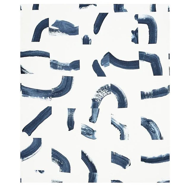 Based on a painted and collaged artwork by Caroline Z Hurley, Sepiessa is an extra-large pattern of gestural brushstrokes...