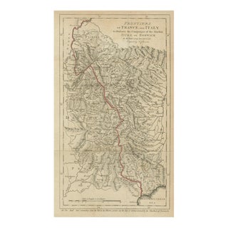 Duke of Berwick Campaigns Map, 1707 For Sale