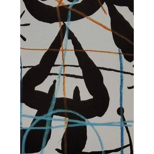 Joan Miro, Gaspar Sala, Barcelona, ​​April 20, 1983, Lithograph, in Flawless conditions. Designed 1980 to 1989 This piece...