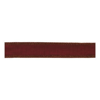 Burgandy Holiday Ribbon 2.5" x 5 Yds. For Sale