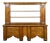 English Georgian Period 1800s Pine Dresser with Open Shelves and Drawers For Sale