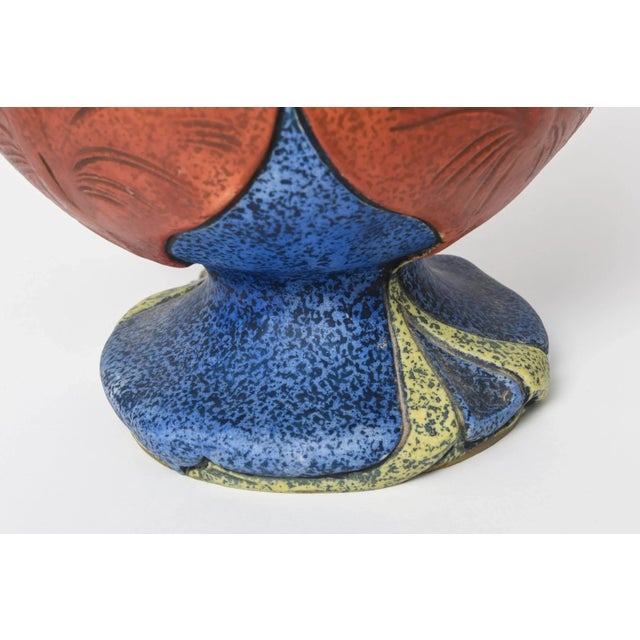 Early 20th Century Early 20th Century Large Amphora Art Nouveau Handled Vase Attributed to Paul Dachsel For Sale - Image 5 of 10