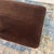 Athena Calderone for Crate & Barrel Rodin Brown Velvet Bench For Sale - Image 11 of 12