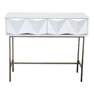West Elm Sculpted Geo Console