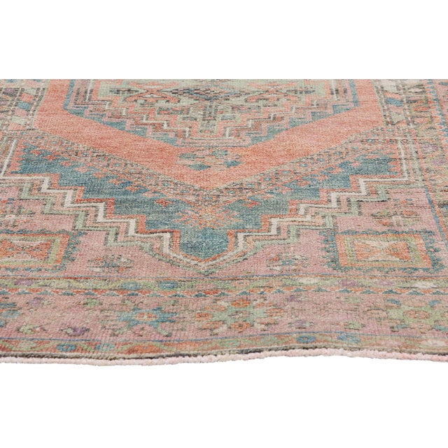 Vintage Turkish Oushak Rug, 04'03 X 06'00 For Sale - Image 4 of 10