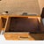 Japanese Antique Refinished Cabinet With Figured Wood Panels and Fabric Inserts For Sale - Image 15 of 17