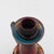 Antique Red Metallic Lustre Art Pottery Candle Holder With Gold and Blue Accents For Sale - Image 11 of 12