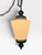 1960s Vintage Hollywood Regency Milk Glass & Antiqued Brass Plug-in Swag Lamp For Sale - Image 5 of 9