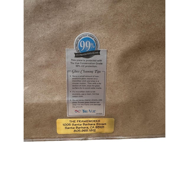 Blue Late 20th Century Original Signed Marilyn Simandle Painting Parisian Landscape For Sale - Image 8 of 10