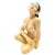 Pair of Vintage Japanese Bathing Beauty Female Nude Figurine Sculptures, Figurative Mid-Century Art Objects For Sale - Image 11 of 18