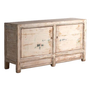 Antique Sideboard in Painted Elm, China, 1900 For Sale