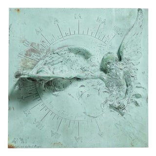 Cast Bronze Sundial "Father Time" by Louis F. Ragot C For Sale