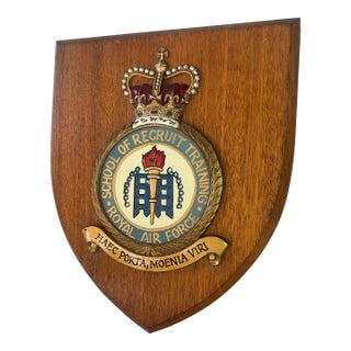 Vintage Royal Air Force Shield For Sale