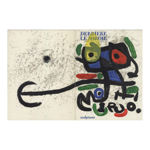 Joan Miro Derriere Le Miroir, No. 186, Cover Only, 1970