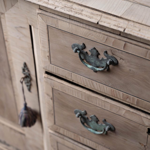 Traditional Bleached Yew Wood Dresser For Sale - Image 3 of 18