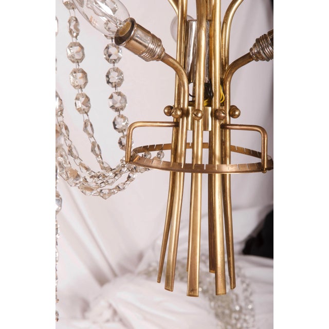 Cut Crystal Rondino Chandelier by J.T. Kalmar, 1950s For Sale - Image 14 of 18