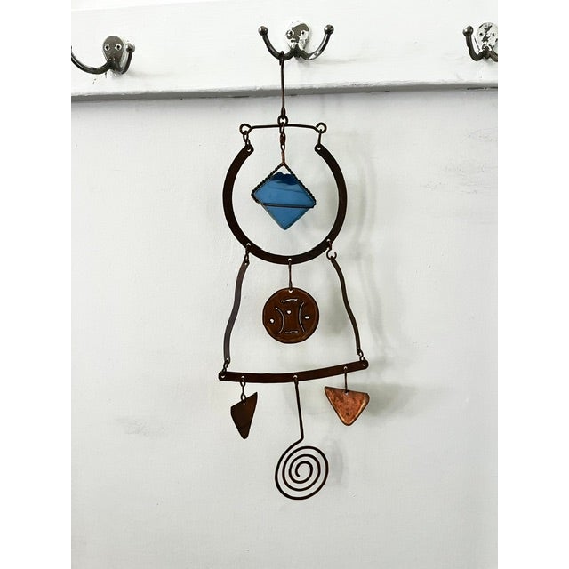 Sienna Pair of Vintage Brass Mobiles For Sale - Image 8 of 14