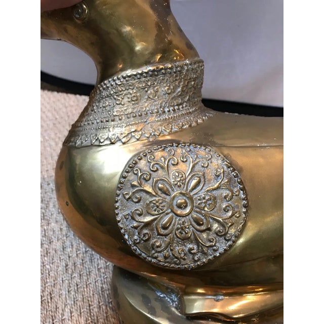 Indian Brass Duck, Circa 1960's For Sale In Dallas - Image 6 of 8