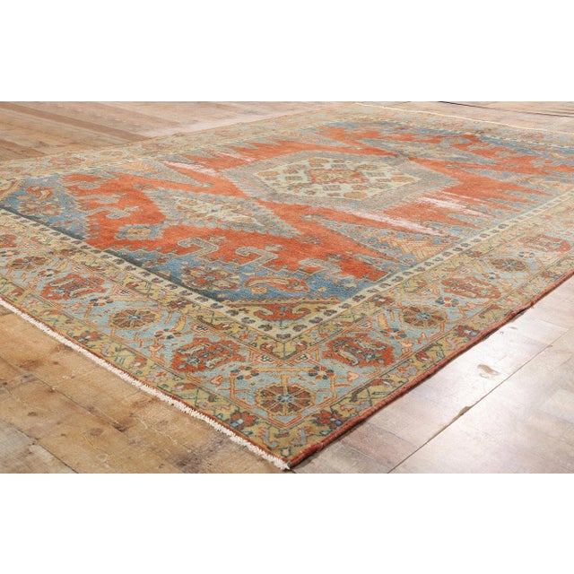 Textile Antique Persian Viss Rug - 08'03 x 11'08 For Sale - Image 7 of 9