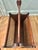 Mid 20th Century Mid-Century Italian Walnut & Woven Cane Canterbury Magazine Holder For Sale - Image 5 of 10