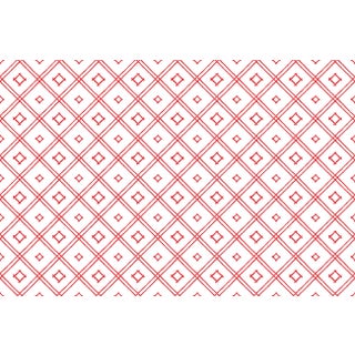 Island House Small Lacquer Red Fabric by the Yard For Sale