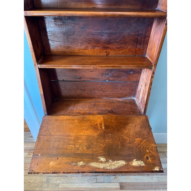 Late 19th Century Primitive Early American Secretary For Sale - Image 9 of 10