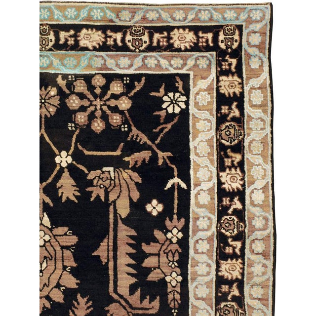 Art Deco Galerie Shabab Collection Mid-20th Century Indian Cotton Agra Carpet For Sale - Image 3 of 10