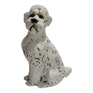 1950s Hollywood Regency Sitting Dog Sculpture, Made in Italy For Sale