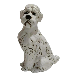 1950s Hollywood Regency Sitting Dog Sculpture, Made in Italy