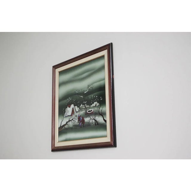 Oil on Canvas Paintings by Mugosa Naif, 1991, Set of 3 For Sale - Image 17 of 18
