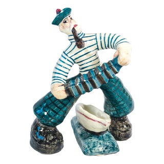 Ceramic Sailor Sculpture from C.A.S.A. Aretini, 1950s For Sale