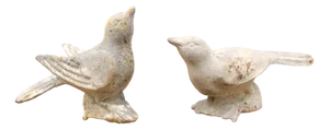 Cast Iron Statue Birds, Set of 2