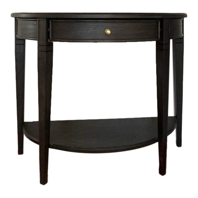 Handcrafted Demilune Table | Chairish