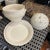 Early 20th Century Early 20th Century English Creamware Pierced Covered Bowl With Matching Underplate For Sale - Image 5 of 9
